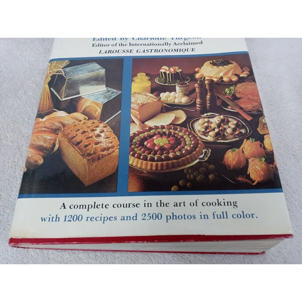 Vintage Creative Cooking Course Charlotte Turgeon Larousse‎ Gastronomique HC DJ